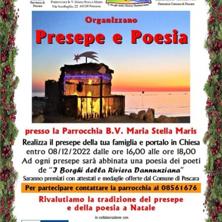 Locandina evento Presepe e Poesia