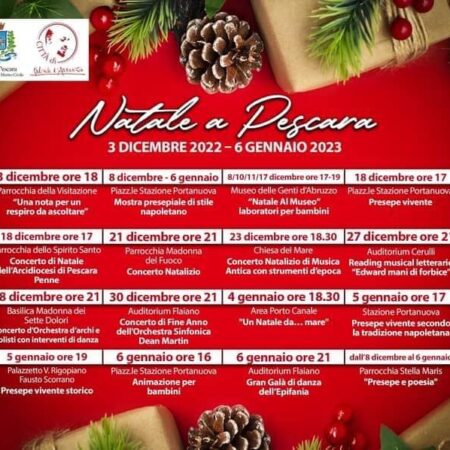 Calendario eventi natalizi a Pescara